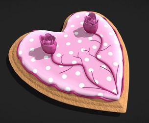 Valentines Jelly Filled Cookie