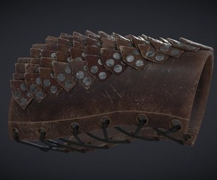 Leather Dragon Bracers