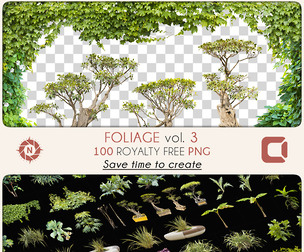 Foliage 3 - PNG Photo Pack