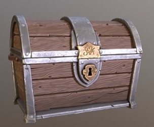 Stylized Game-Ready Chest 4K Textures