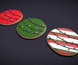 Christmas Lights Cookie -
