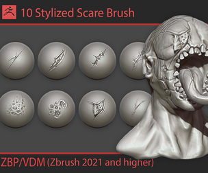 Stylized Scars Brushes