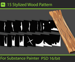 Stylized Wood Pattern