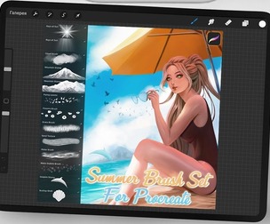 Summer Brush Set for Procreate