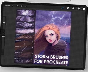 Storm Brush Set for Procreate