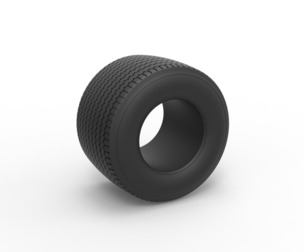Dirt Sprint racing tire 9 Scale 1:25