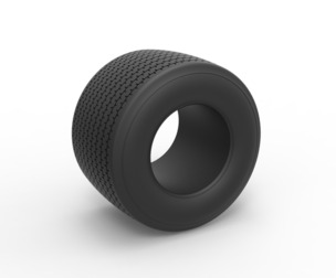 Dirt Sprint racing tire 12 Scale 1:25