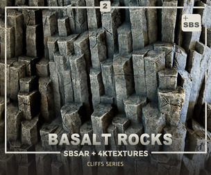 Basalt Cliff Rock