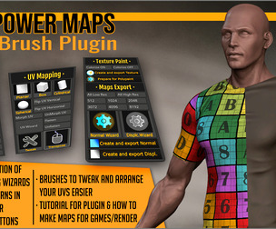 Power Maps ZBrush Plugin
