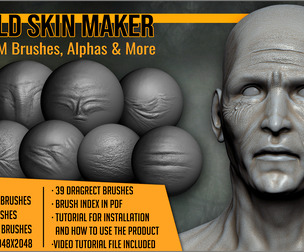 Old Skin Maker VDM Brushes Alphas and More