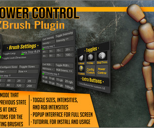 Power Control ZBrush Plugin