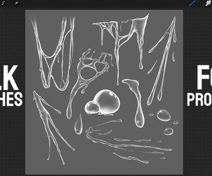 Milk Brushes for Procreate