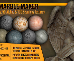 Marble Maker 300 ZBrush Brushes
