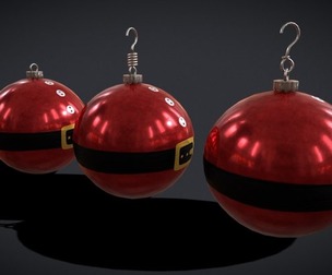 Santa Christmas Ball