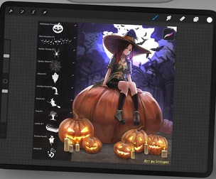 Halloween Brushes for Procreate