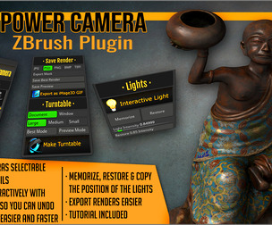 Power Camera ZBrush Plugin
