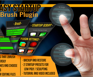 Easy Startup ZBrush Plugin