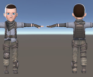 Game Character Recon Soldier