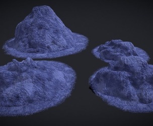 Blue Powder Piles