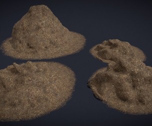 Wood Chip Piles