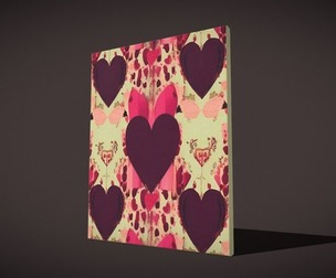 Vintage Hearts Paintings