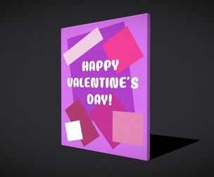Happy Valentines Day Painting
