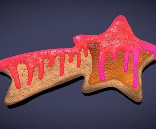 Shooting Star Icing Jelly Cookie