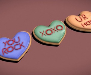 Valentines Day Sweetheart Cookies-