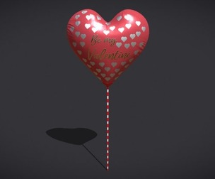 Be My Valentine Heart Balloon