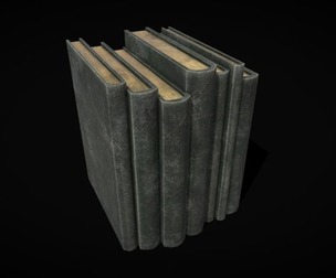 Simple Green Leather Books