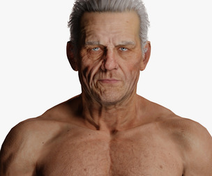 Realistic Old Man