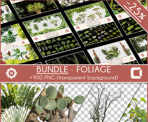 Bundle Foliage: +900 PNG Cutouts