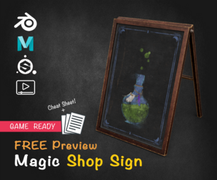 Preview: Tutorial Magic Shop Sign