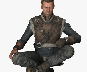 Realistic survival man scifi