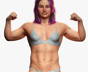 Muscular Women Full Rigged