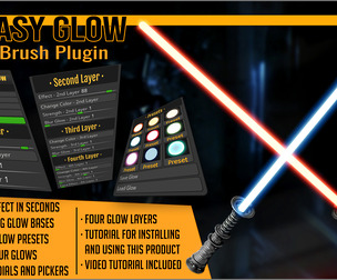 Easy Glow ZBrush Plugin