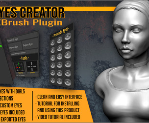 Eyes Creator ZBrush Plugin