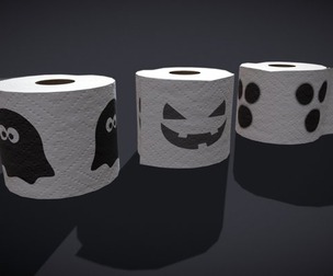 Spooky Toilet Paper