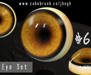 Lion Eye 3D Asset