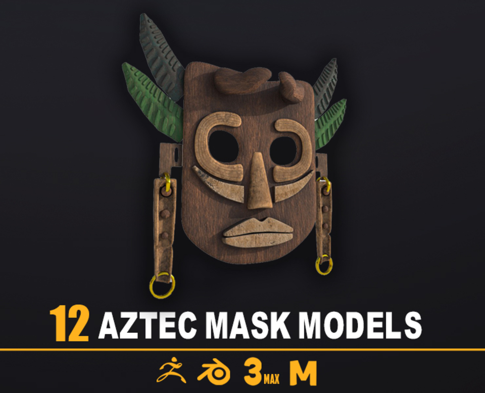 Aztec Model Masks 12 Aztec Mask Models