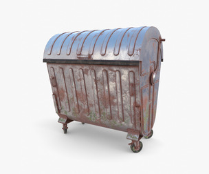 Dumpster v1 weathered