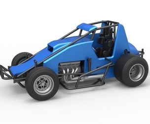 Sprint car Scale 1:25