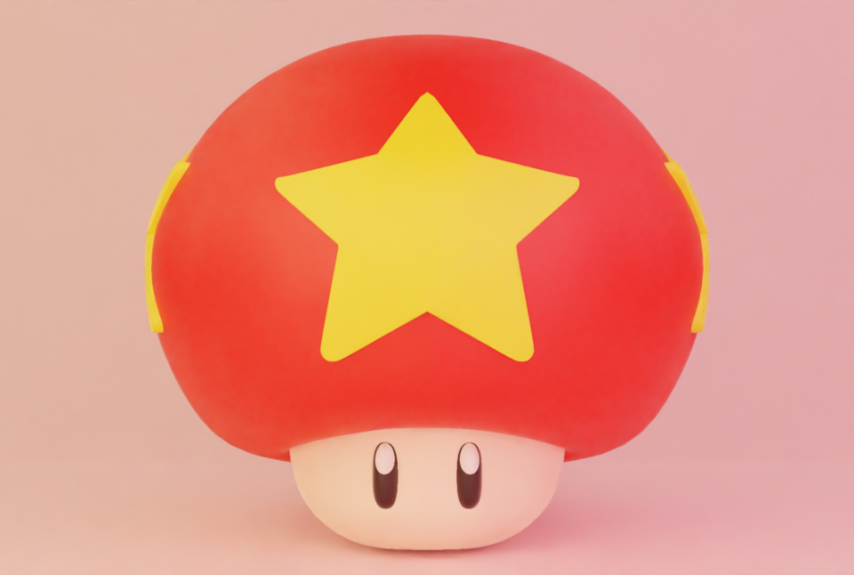 Life Mushroom Mario