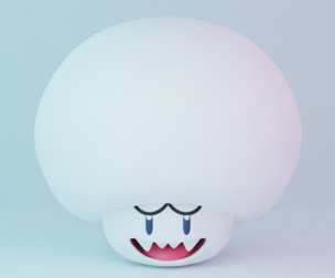 Boo Mushroom Mario