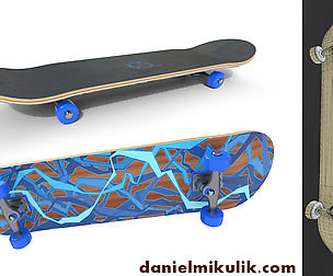 New Skate Board PBR Textures