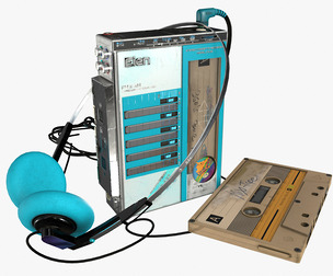 Retro 1986 FM/AM Cassette Recorder