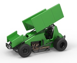 Winged Sprint car Scale 1:25