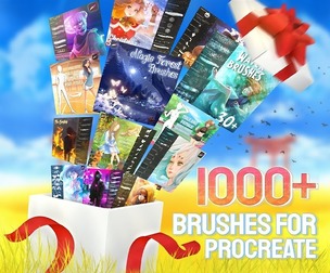 Over 1000+ Procreate Brushes