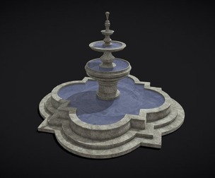 Large Stone Water Fountain