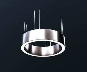 Circle ceiling lamp
